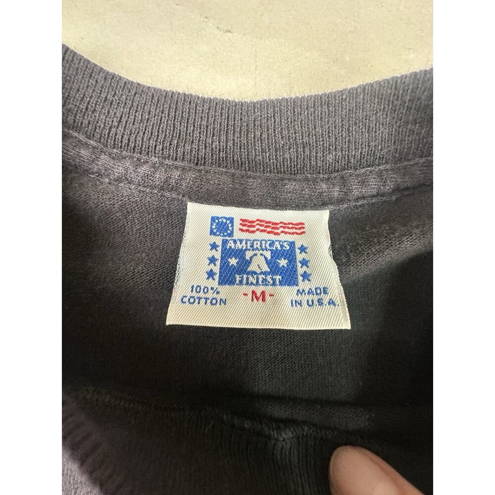 Vintage 1986 Harley Davidson Dallas TX Single Stitch Eagle Has Landed T-Shirt M - Picture 9 of 10